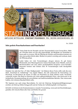 Stadtinfo Peuerbach Mai 2020